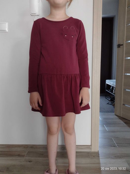 Sukienka lub Tunika dziewczęca r. 128 smyk