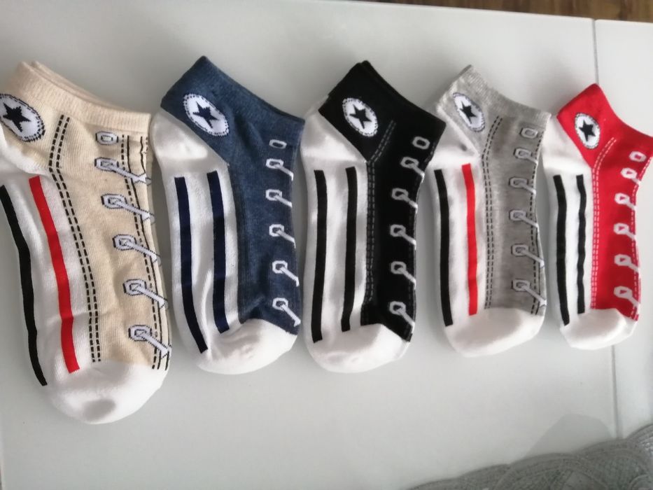 Skarpetki -,, trampki" paczka 5 par