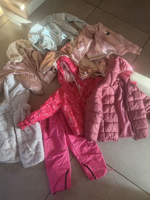 Ubrania 100/116 dla dziewczynki h&m smyk