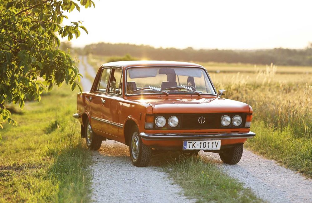 Fiat 125p do ślubu auto do ślubu