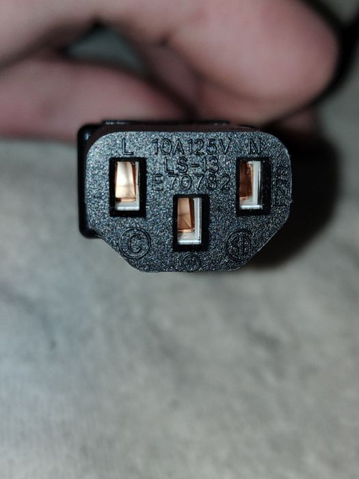 Оригинальный силовой кабель HP Omen 17 (Linetek) 10A 125V — IEC C13