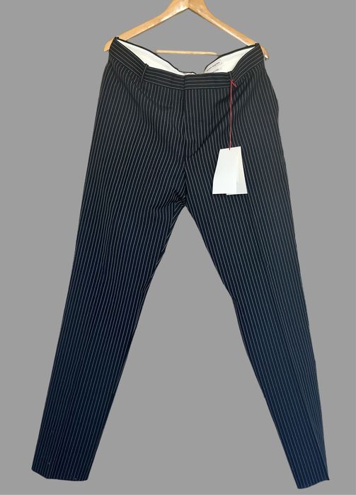 Костюм чоловічий Alexander McQueen в тонку смужку з вовни та мохеру