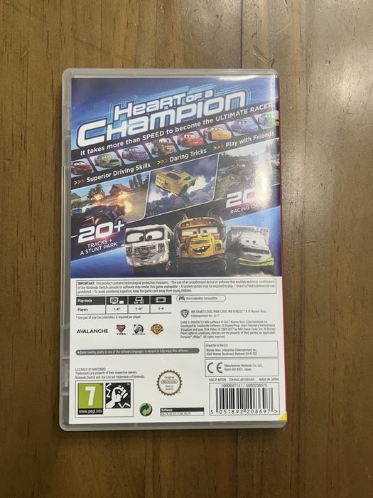 Carros 3 Driven to Win - Nintendo Switch