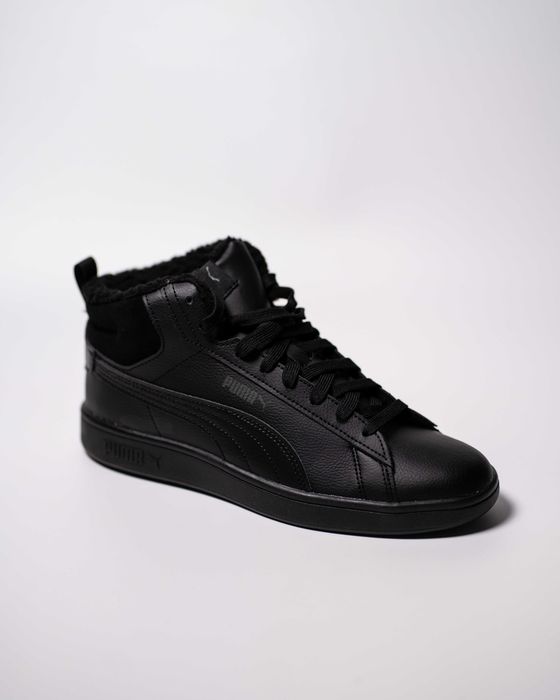 Кеды мужские зимние Puma Smash 3.0 Mid WTR 39233501 черные с мехом