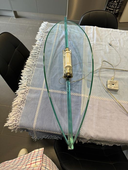 Vendo candeeiro em vidro temperado