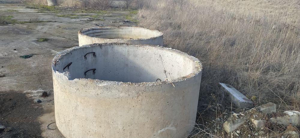 Кольца,крышки,днища железобетонные,кольца для ям,1м,1.20м,1,5м