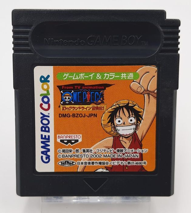 Stara gra kolekcjonerska na konsole Game boy One Piece