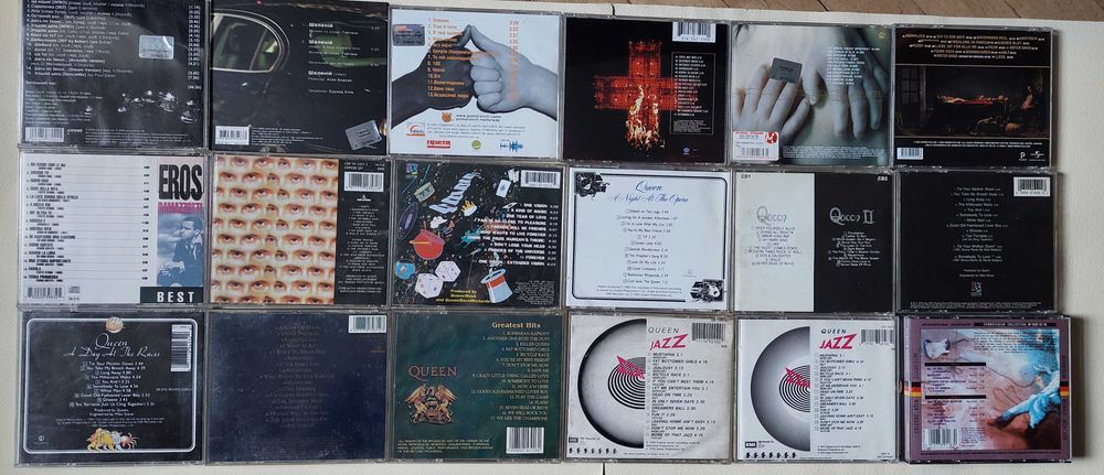 Диски CD. Rammstein. Queen. Rainbow. Rhapsody. Robert Plant. Saxon...