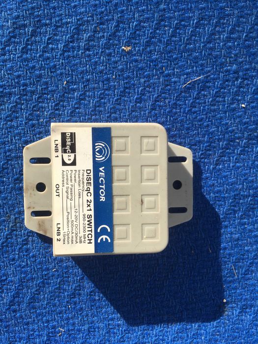 Zestaw 3x antena TV, Sonus Ryniak Sowar, DiSEqC Vector, gniazdko RTV