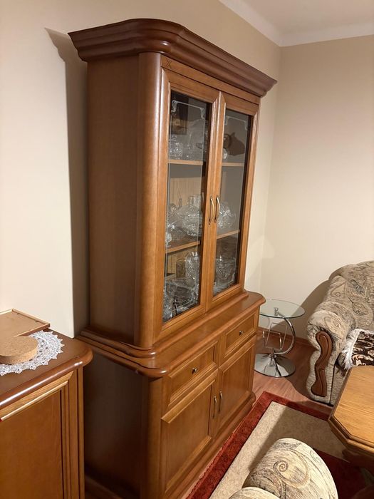 Zestaw mebli dębowych do salonu