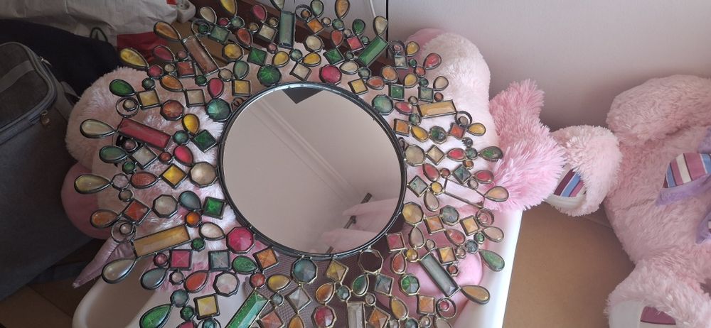 Espelho de Parede Sol Vintage / Boho - 59 cm (Para Restauro)