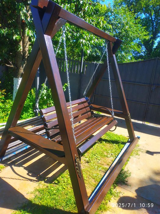 Качелі Лавки лофт матеріал Дуб , комплект Джессіка матеріал дуб