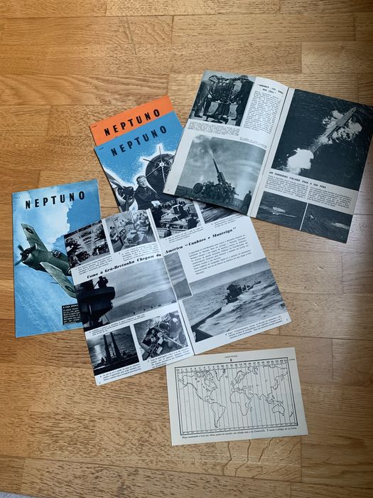 5 Revistas Neptuno. II Guerra Mundial. 1941