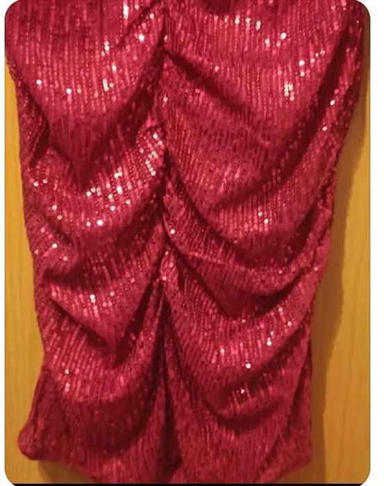 Vestido de cerimónia com etiqueta tamanho L
