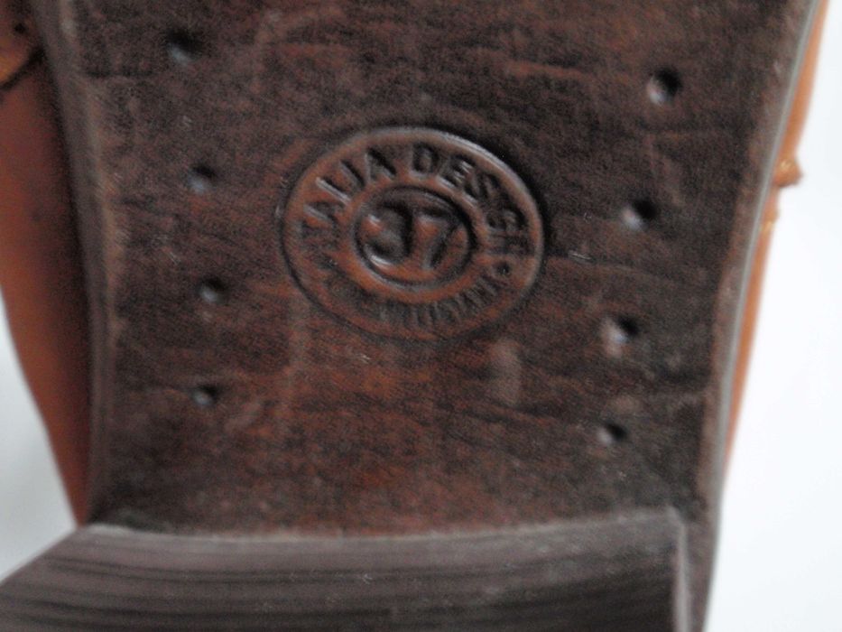 Kozaki skórzane Karino roz. EUR 37