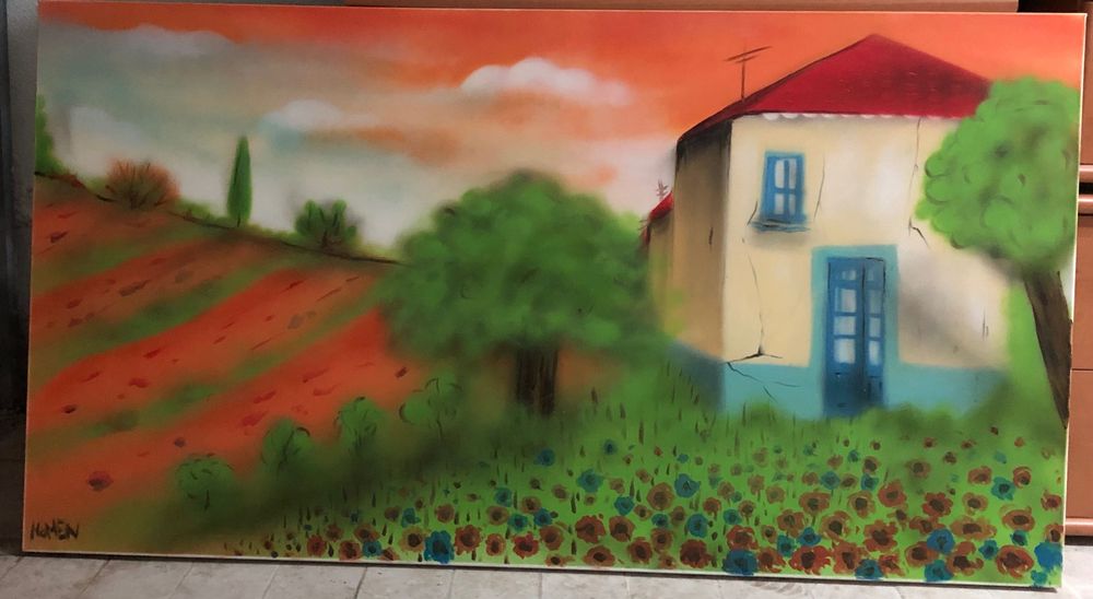 Quadros/Telas pintadas a spray
