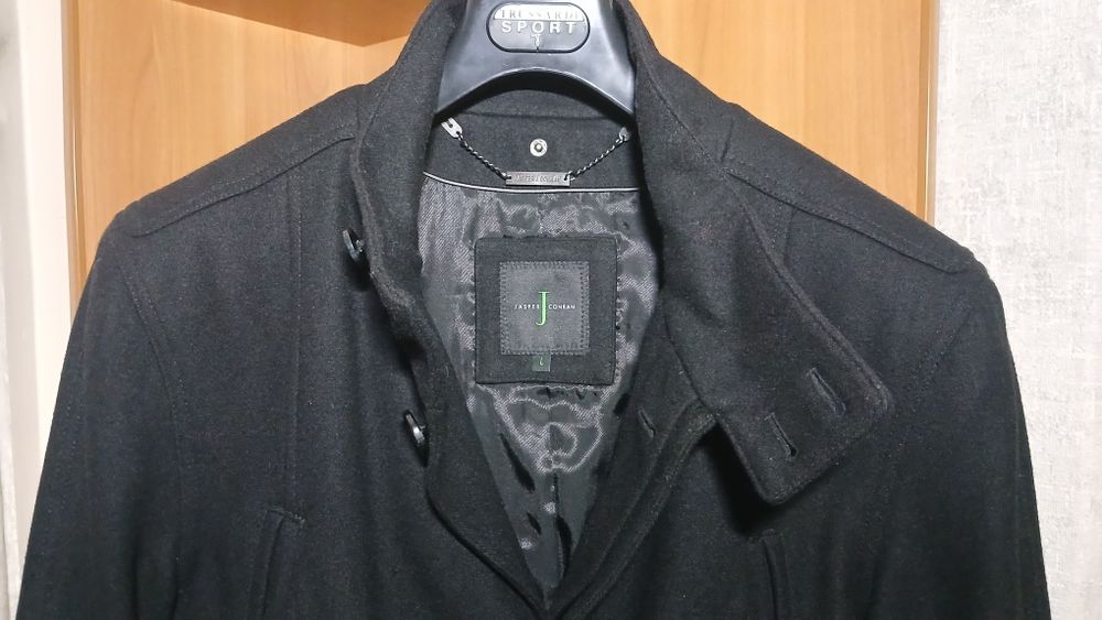 Пальто чоловіче 60% вовна Jasper Conran