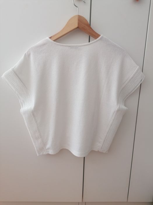 top branco malha