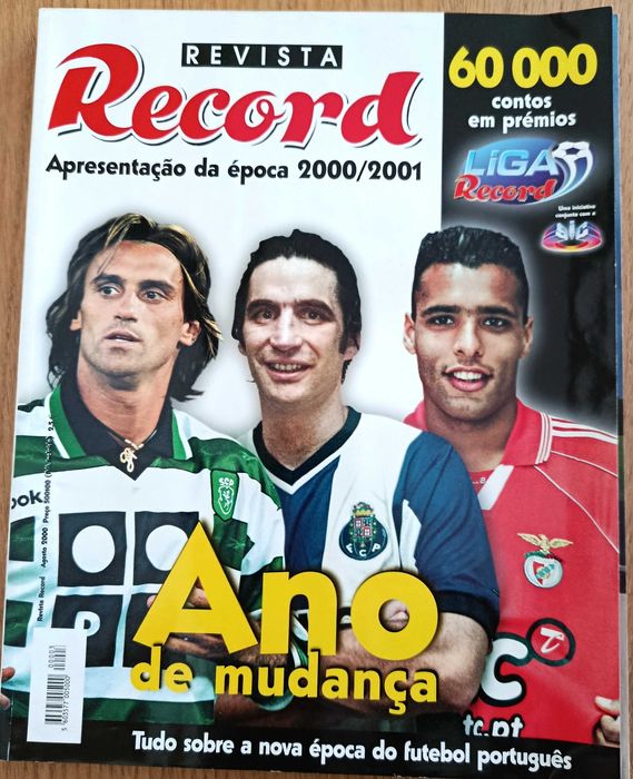 Record - revista da época 2000-2001