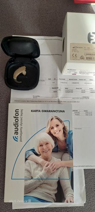 Aparat słuchowy WIDEX Evoke 110E1-FA BTE T VC RC Autumn Beige