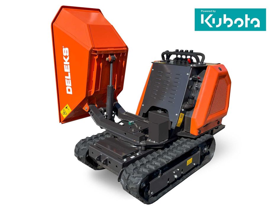Minidumper de lagartas 800 kg M8000R-KUBOTA 13,7cv FRETE E IVA INCLUSO