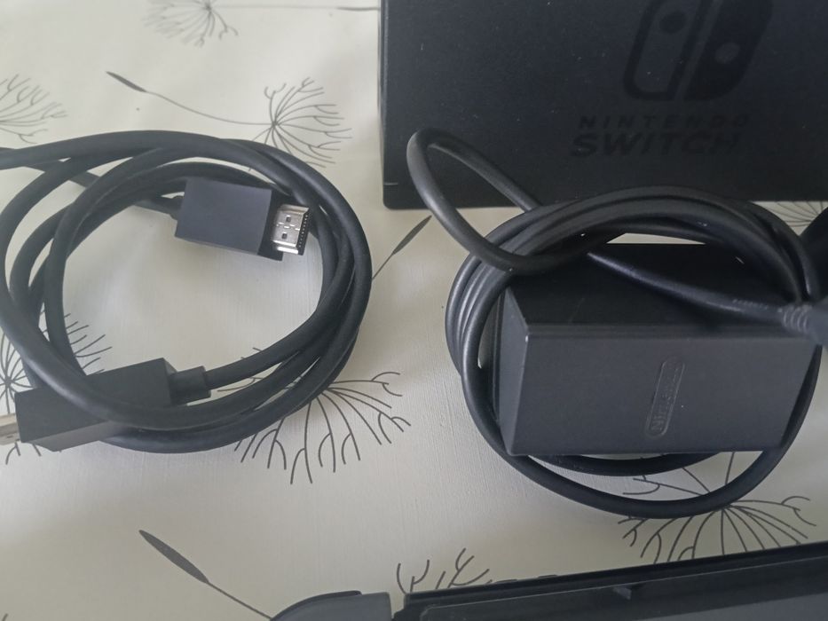 Nintendo switch  com vários acessórios