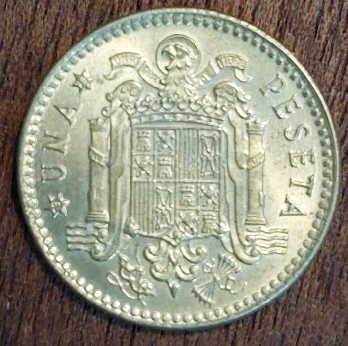 Moeda 1 Peseta de 1975 (Moeda Com Valor))