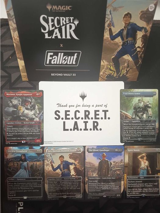 MTG Pre-War Formalwear Secret Lair Fallout Beyond Vault 33