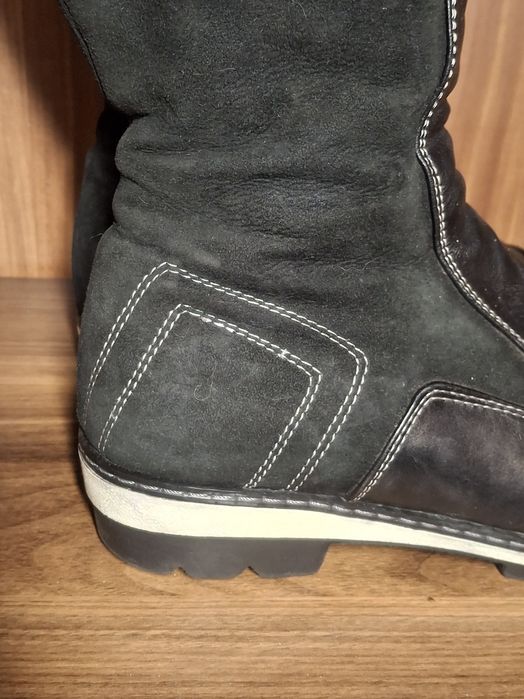 Зимові чоботи, натуральна шкіра, натуральна замша, 38р