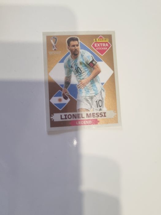 Carta lionel messi de bronze