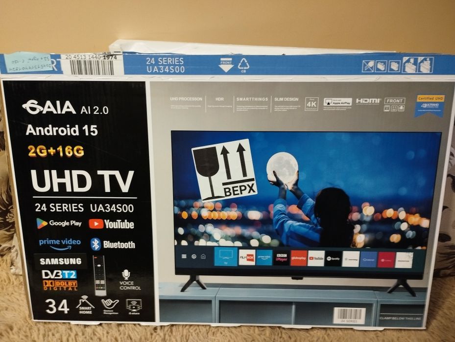 Телевізор Samsung. 32" (34"). Модель 2025 р.