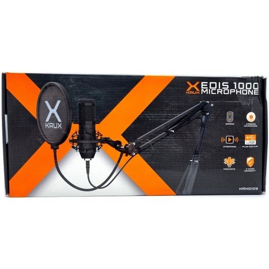 Mikrofon USB do komputera i konsoli Krux Edis 1000