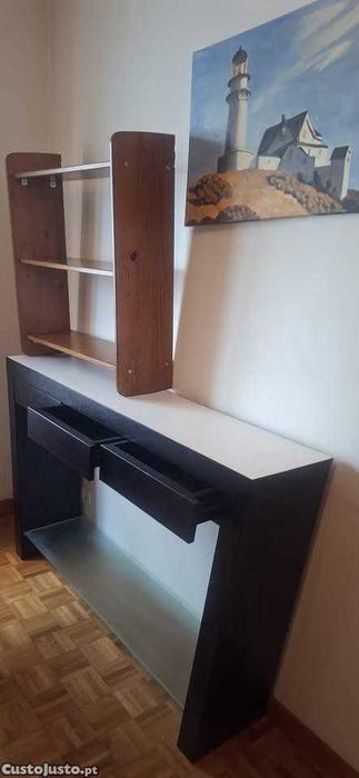 Consola + prateleiras + quadro