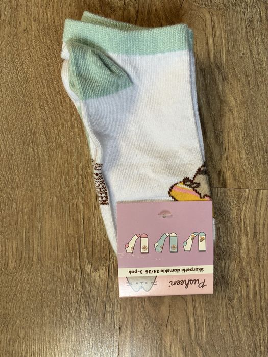 Skarpetki damskie 3-pak PUSHEEN H&M rozm. 34/36