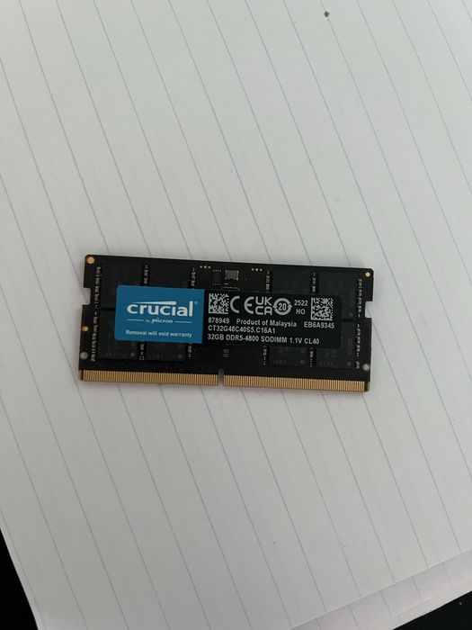 DDR5 32GB RAM(4800 MHz)