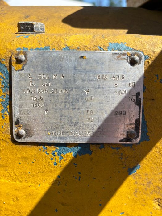 Agregat prądotwórczy 37kW