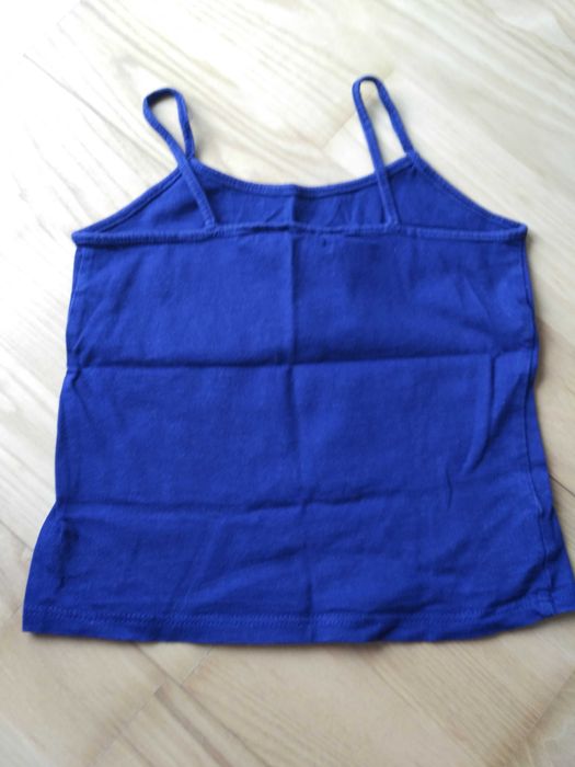 Koszulka na ramiączkach 86/92 granat Ralph Lauren bawełna top