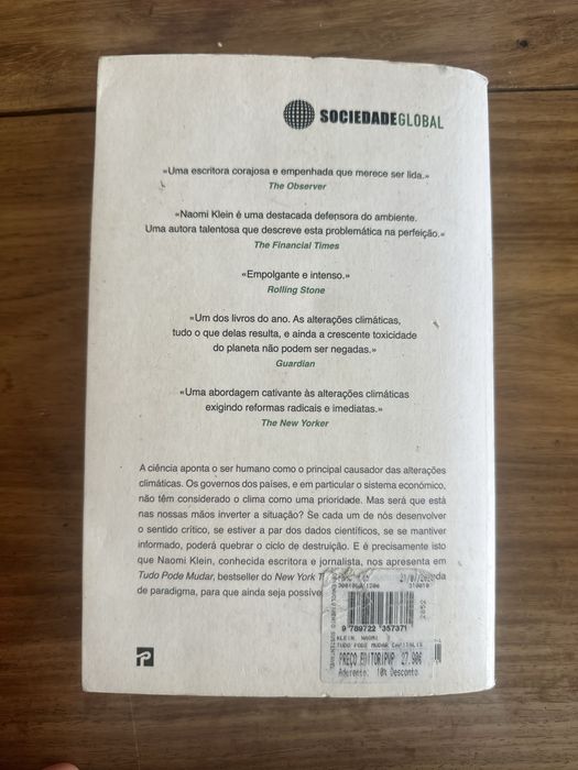 Tudo Pode Mudar, Naomi Klein