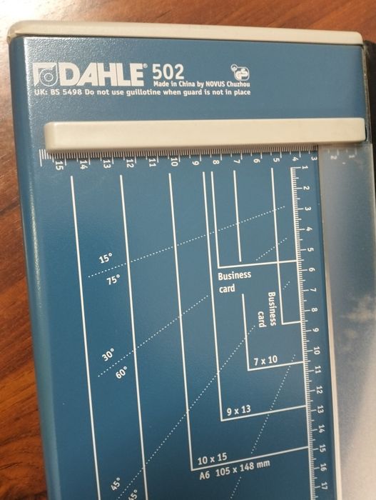 Guilhotina de papel Dahle