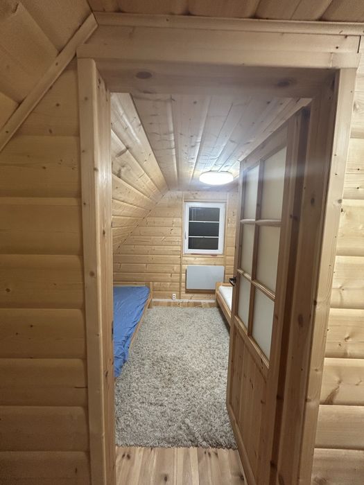 Dom drewniany 75 m² | 12 arów działki | 100 km od Warszawy | Dzbadzek