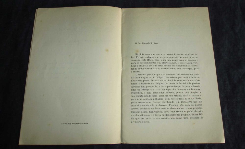 Livro Um único fim possível Prosseguindo para a Vitória Churchill