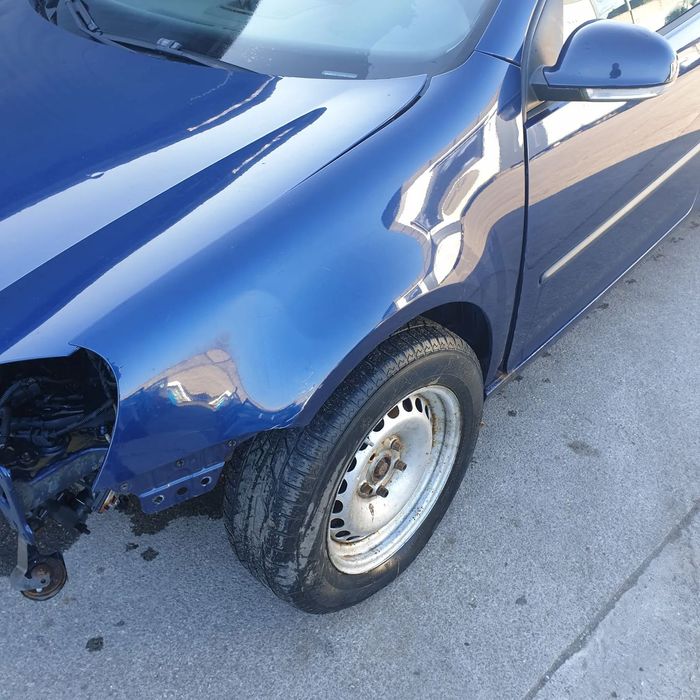 VW GOLF V 5 BLOTNIK  LEWY  PRZOD LD5Q