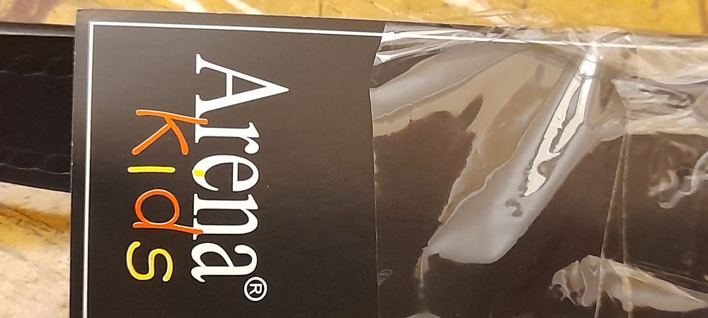 Ремінь  дитячий. екошкіра. Чорний.