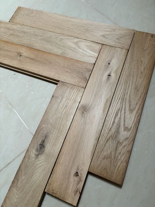 Piękna sezonowana deska naturalna 100 mkw podłogowa parkiet  dąb natur