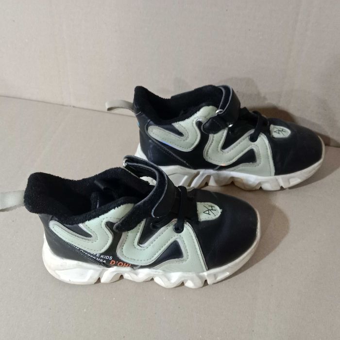 Кроссовки детские кожаные ASH разноцветные 27 размер