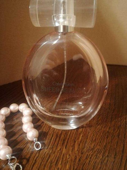 perfumy dla kobiet Calvin Klein Sheer Beauty pusta ozdobna butelka 100