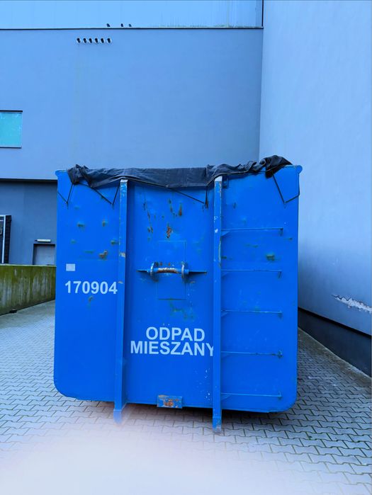 Kontener na odpady kontenerowy wywoz gruzu odpadów kontenery24 zsyp