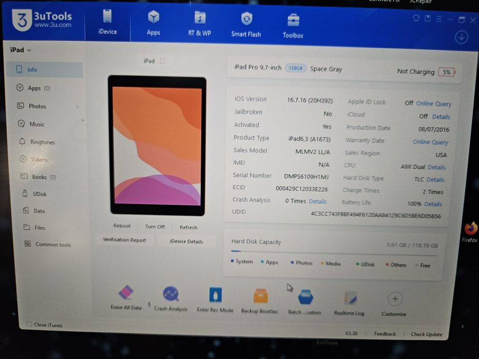 iPad Pro 9.7 32Gb Wi-Fi Silver