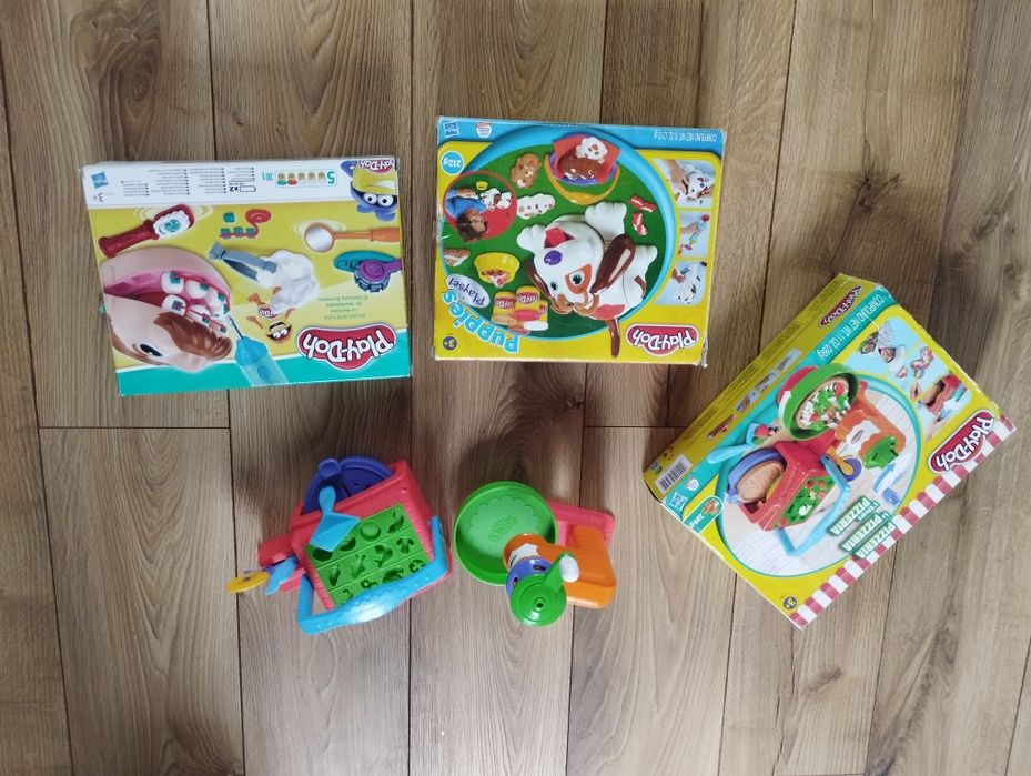 Play-Doh Dentysta, Pizza, Piesek, My Little Pony