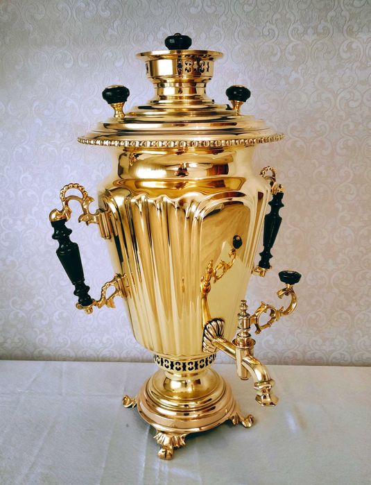 Царский угольный самовар 